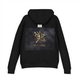 MANIAC — Geometric Gold Poker Hoodie
