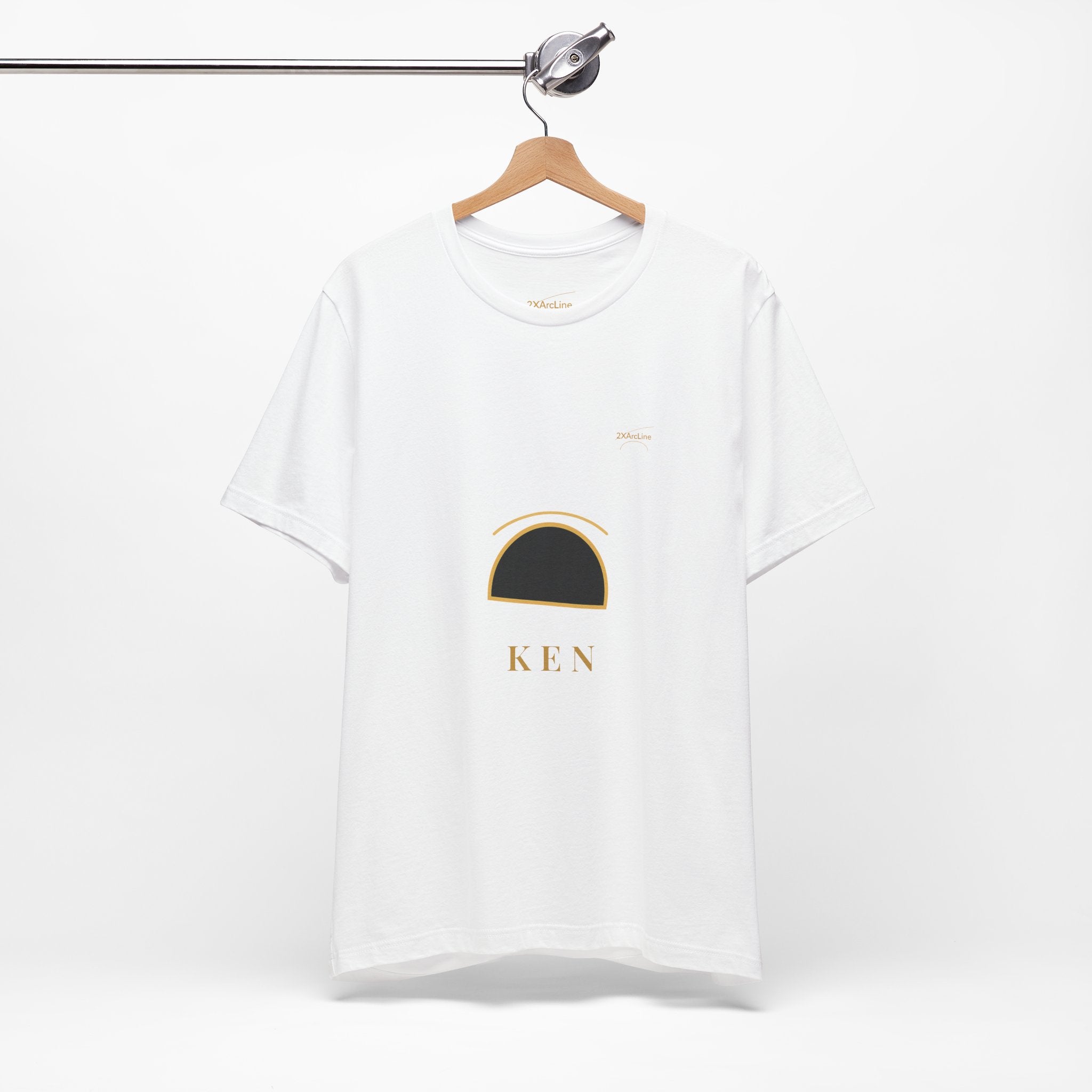 2XArcLine  Minimalist 'KEN' Graphic Tee