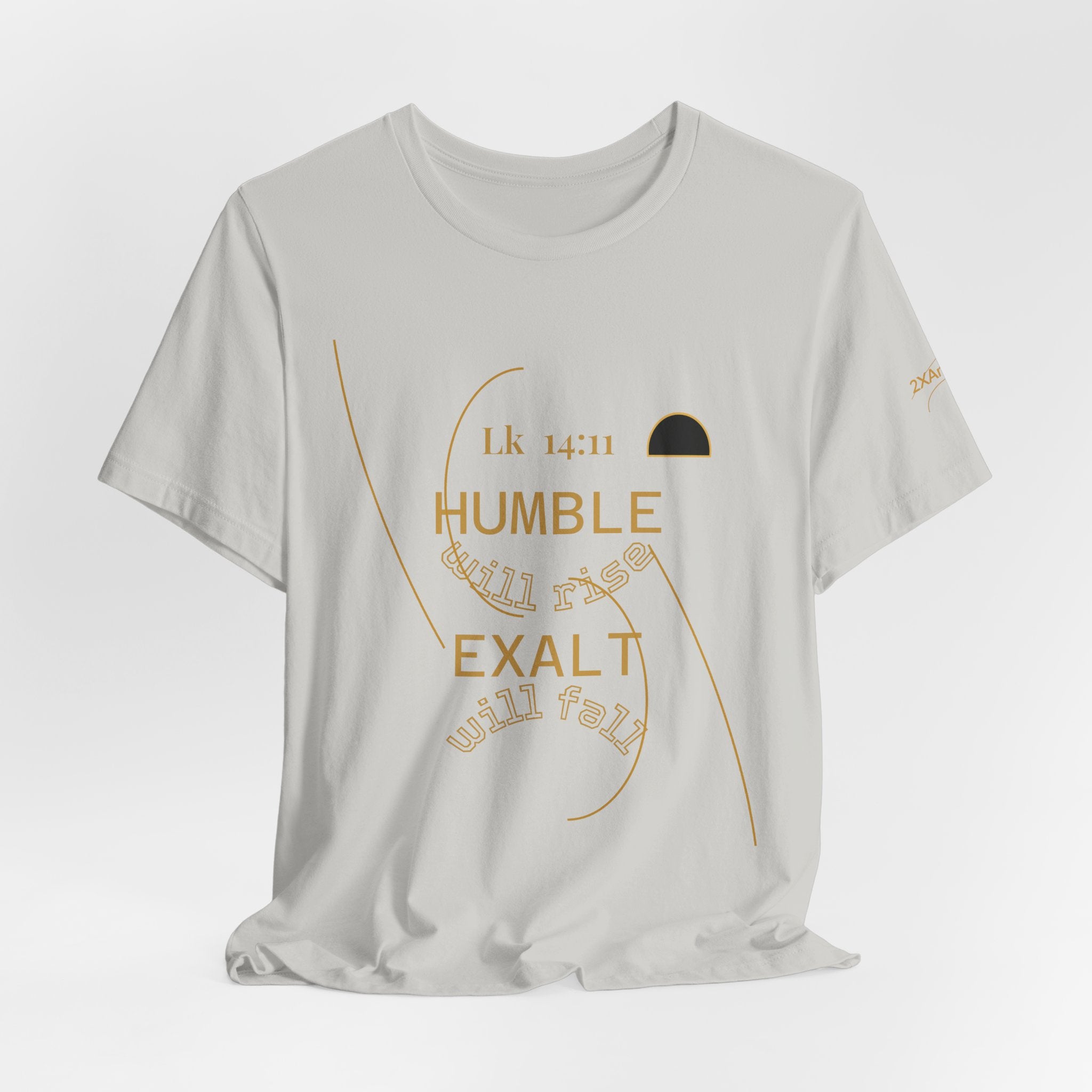 2XArcLine Luke 14:11 “Humble & Exalted” Tee/Bible verse