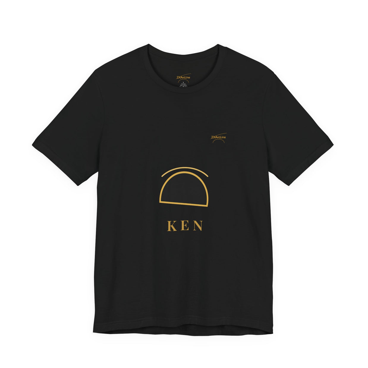 2XArcLine  Minimalist 'KEN' Graphic Tee