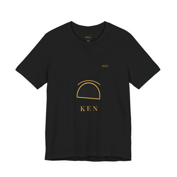 2XArcLine  Minimalist 'KEN' Graphic Tee