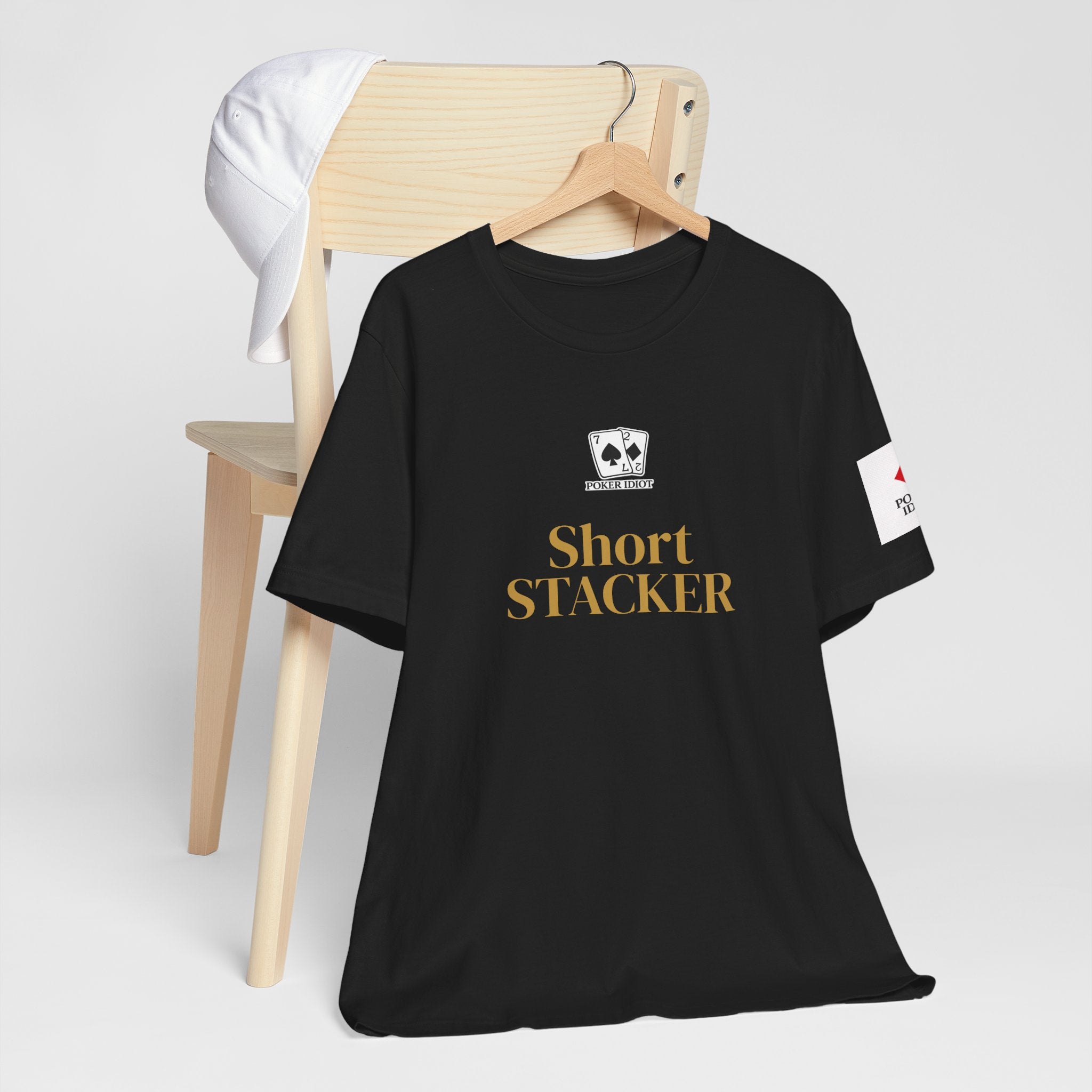 Poker Idiot “SHORT STACKER” Tee — Poker Player Archetype Series