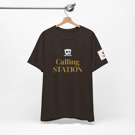 Poker Idiot “CALLING STATION” Tee — Poker Player Archetype Series