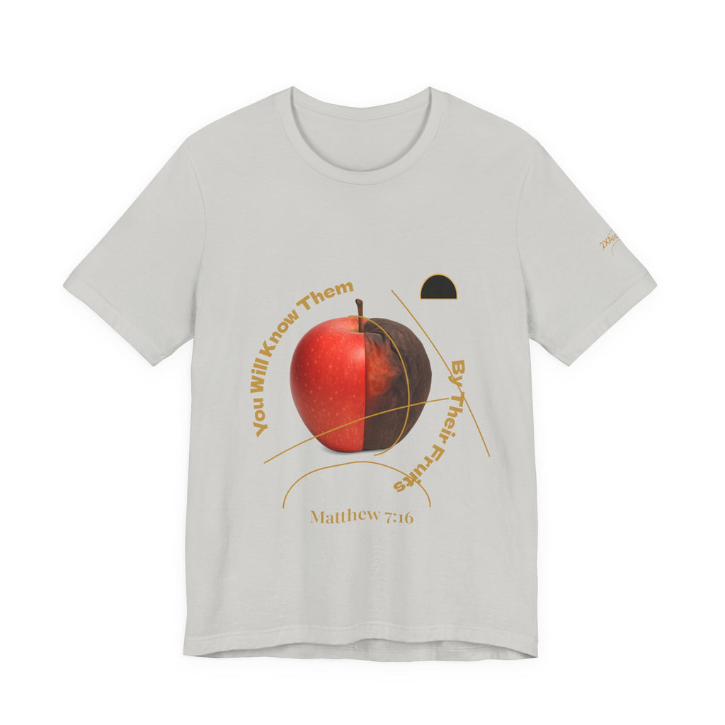 2XArcLine Matthew 7:16 “By Their Fruits” Tee/Bible verse