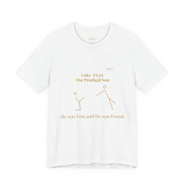 Luke 15:24 “Lost & Found” Tee/Bible Verse