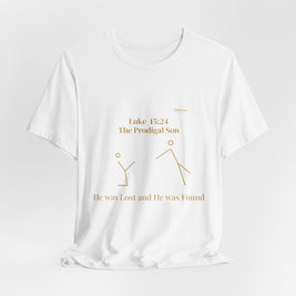 Luke 15:24 “Lost & Found” Tee/Bible Verse