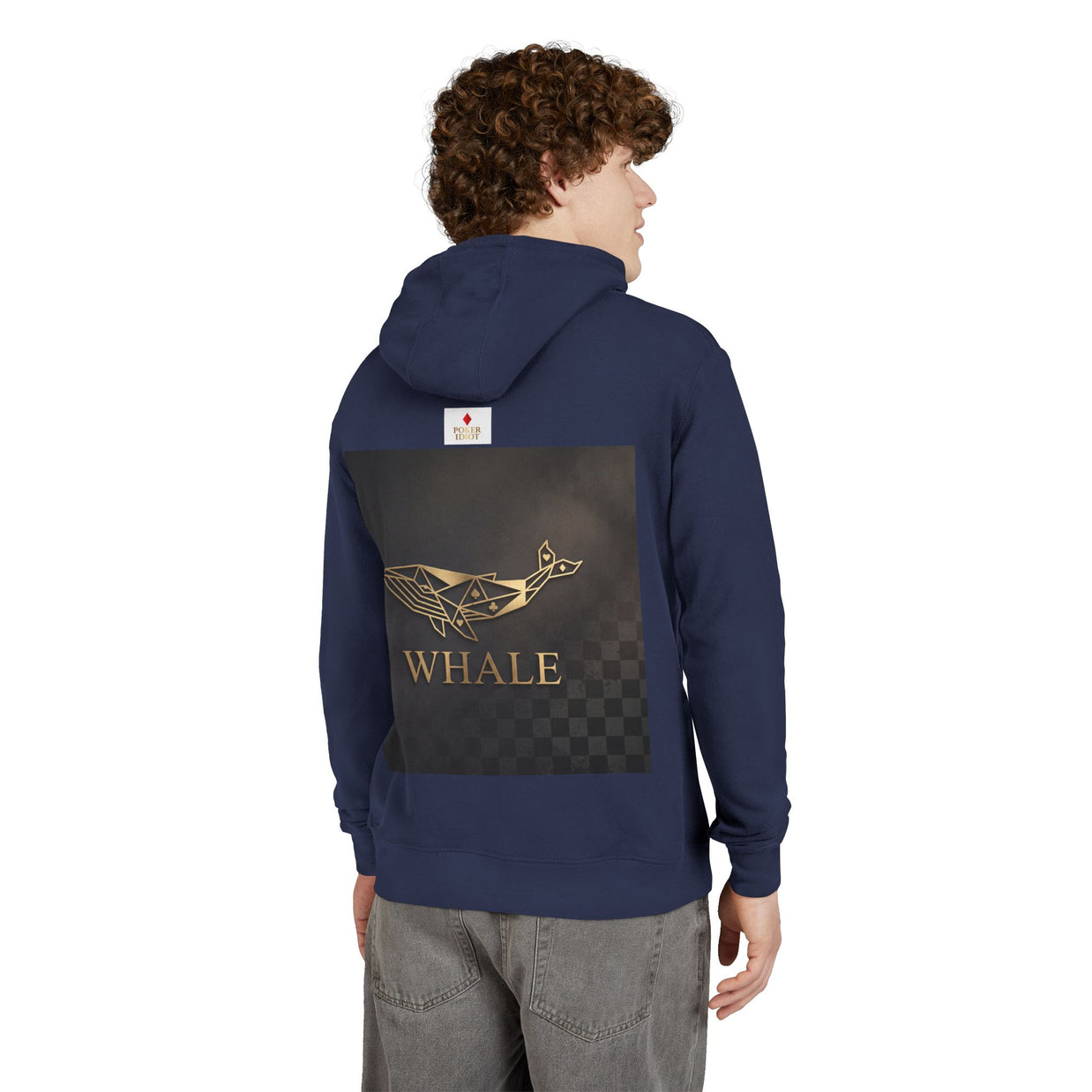 WHALE — Geometric Gold Poker Hoodie