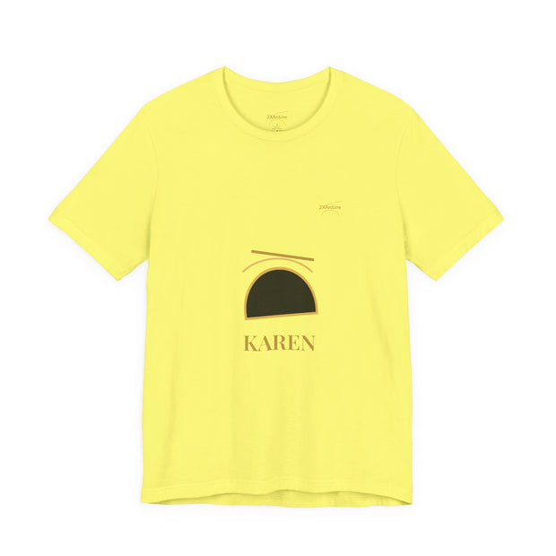 2XArcLine "Karen Minimalist Name Tee"