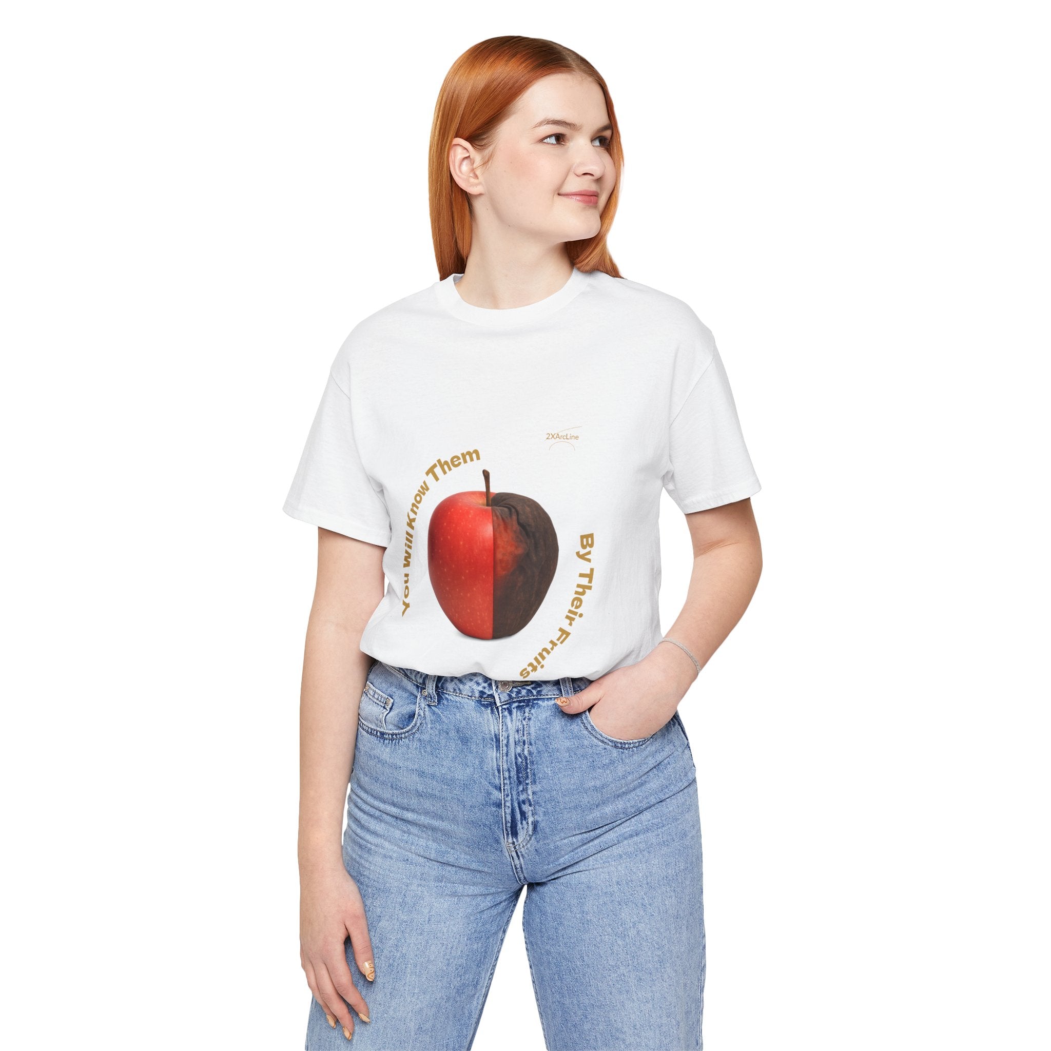 Matthew 7:16 “By Their Fruits” Tee/Bible verse