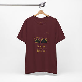 2XArcLine Minimalist(Karen =Jessica) Tee