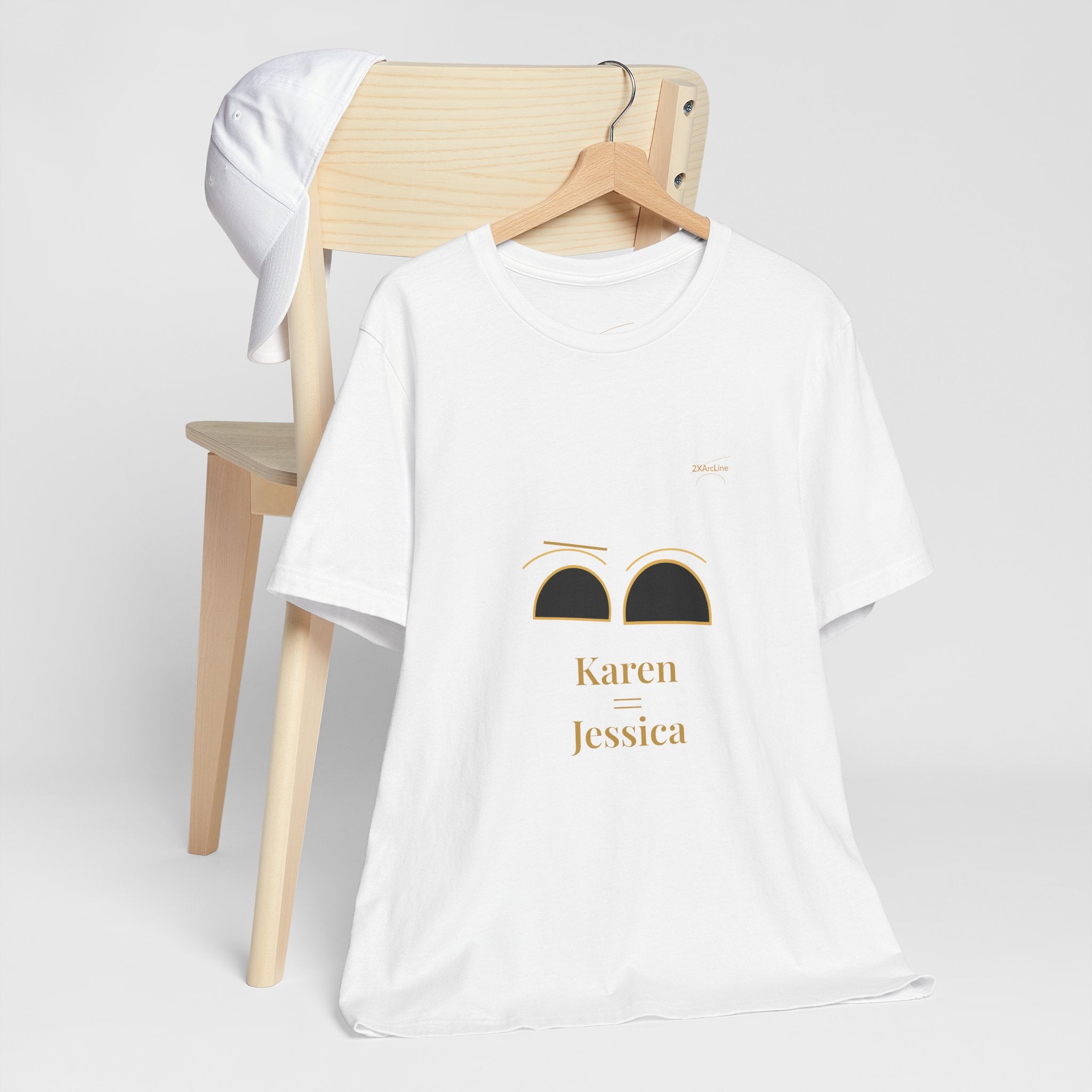 2XArcLine Minimalist(Karen =Jessica) Tee