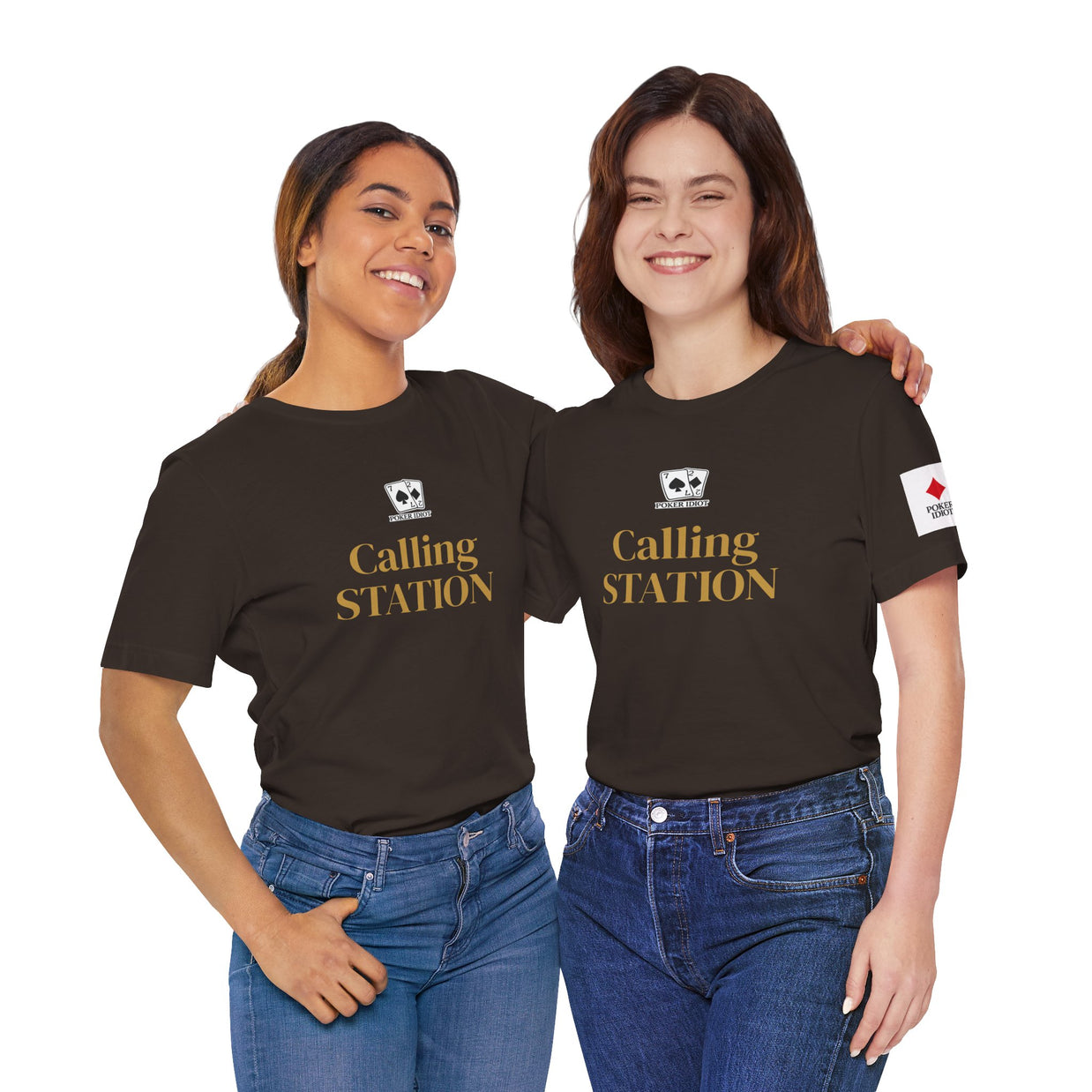 Poker Idiot “CALLING STATION” Tee — Poker Player Archetype Series