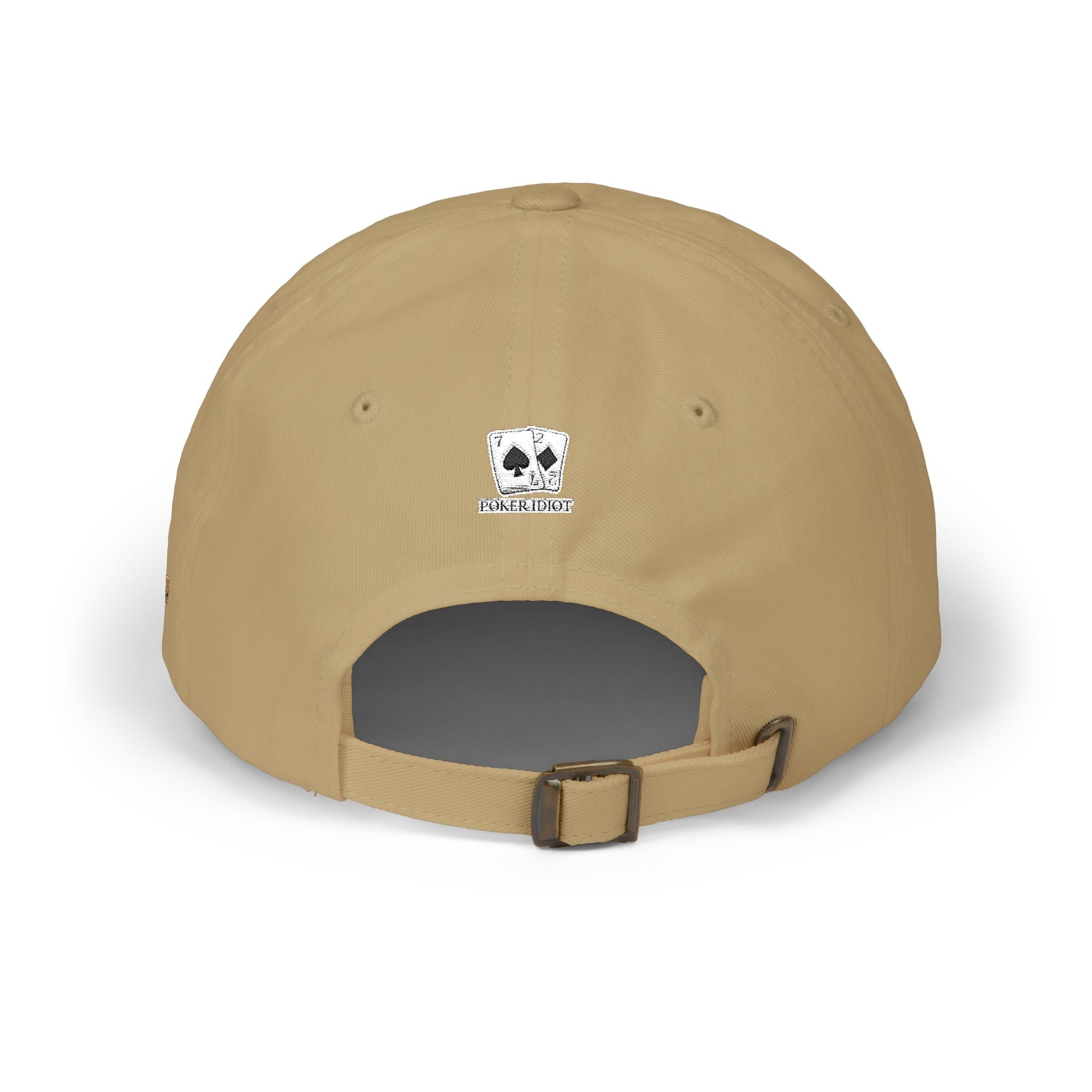 Poker Idiot Dad Cap – Diamond Logo / “GRINDER” Side Embroidery – Poker Player Hat