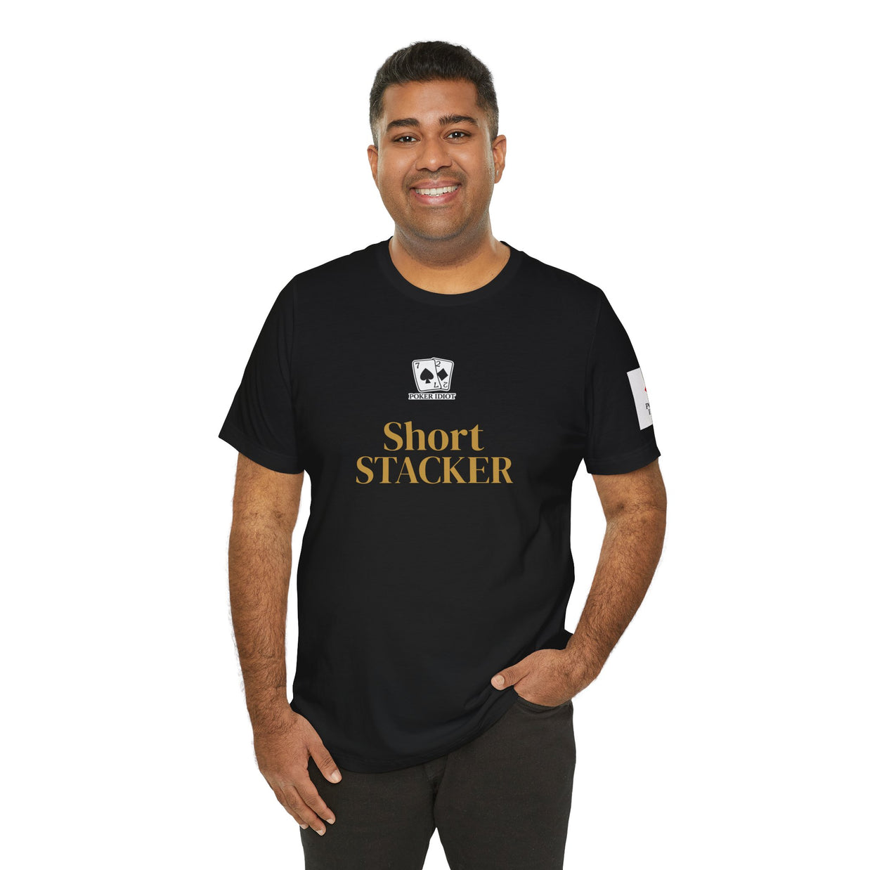Poker Idiot “SHORT STACKER” Tee — Poker Player Archetype Series