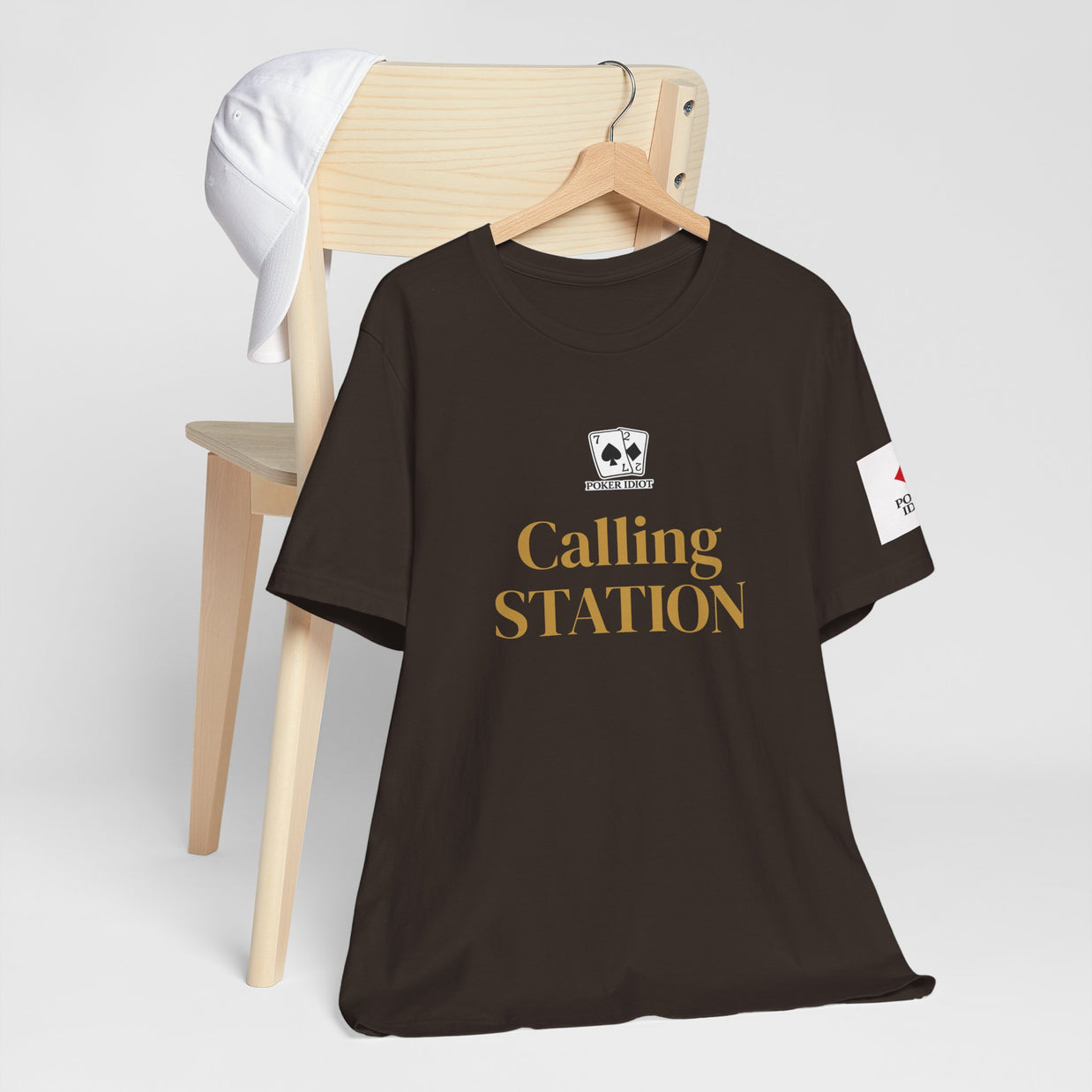 Poker Idiot “CALLING STATION” Tee — Poker Player Archetype Series