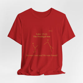 Luke 15:24 “Lost & Found” Tee/Bible Verse