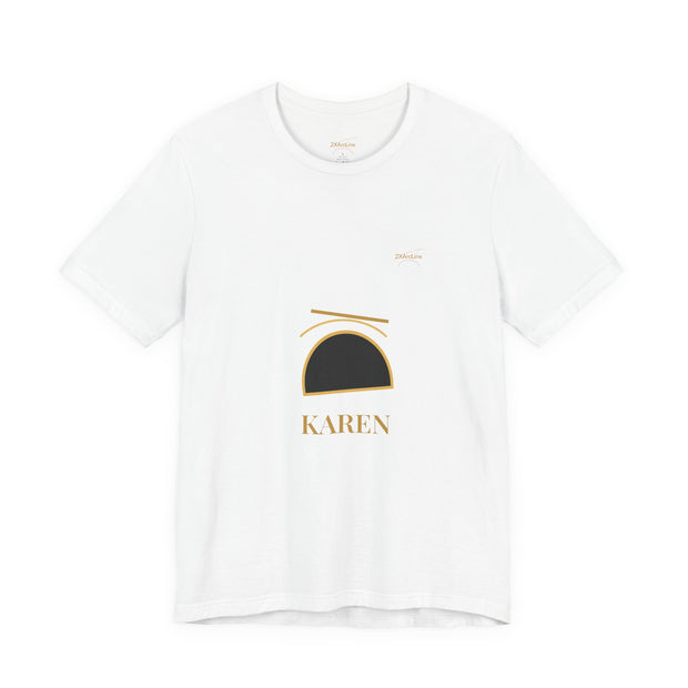 2XArcLine "Karen Minimalist Name Tee"