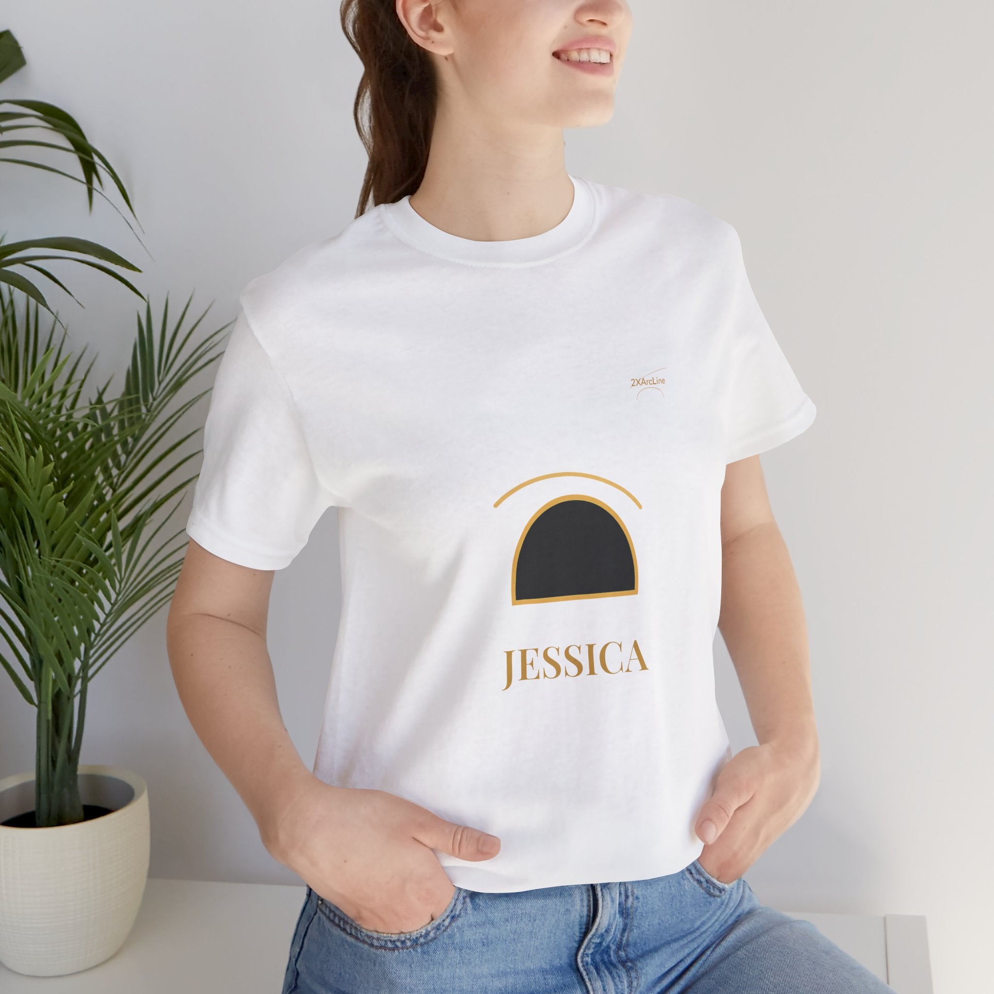 2XArcLine Minimalist  'Jessica' Tee
