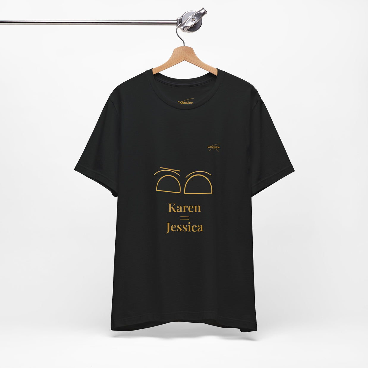 2XArcLine Minimalist(Karen =Jessica) Tee