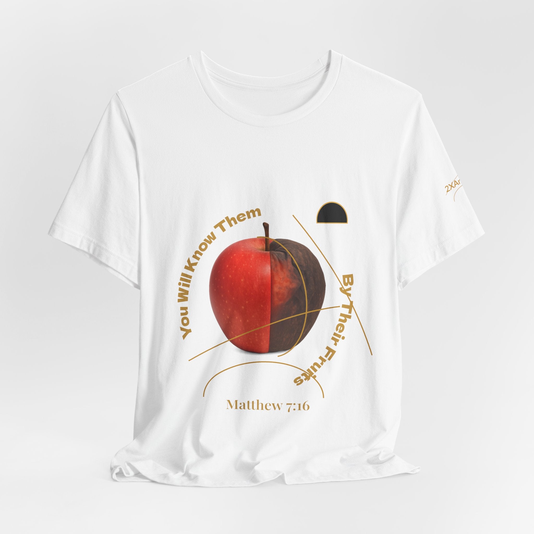 2XArcLine Matthew 7:16 “By Their Fruits” Tee/Bible verse