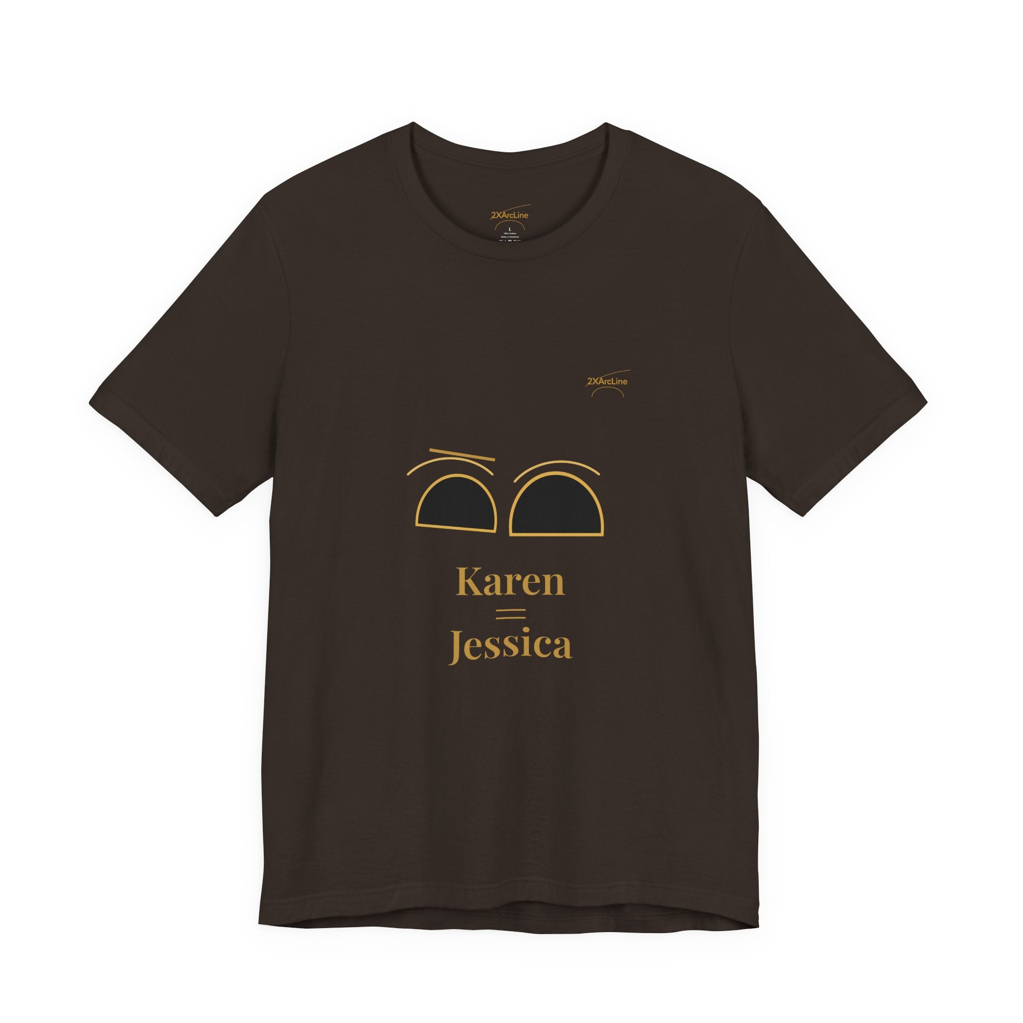 2XArcLine Minimalist(Karen =Jessica) Tee