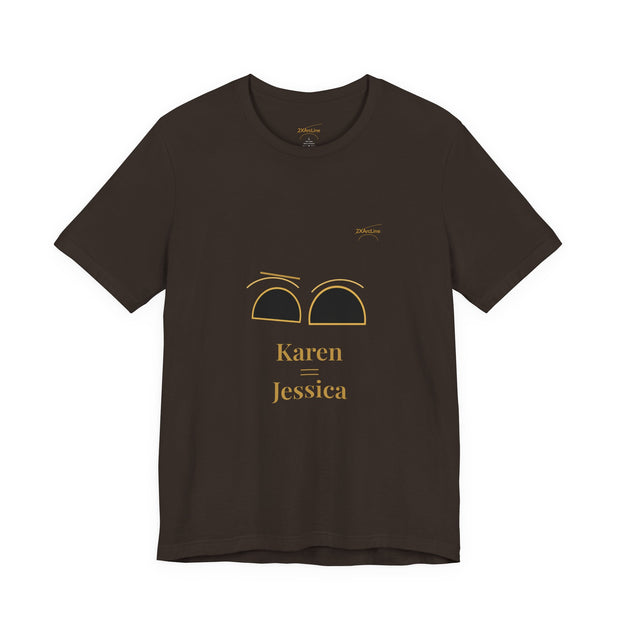 2XArcLine Minimalist(Karen =Jessica) Tee