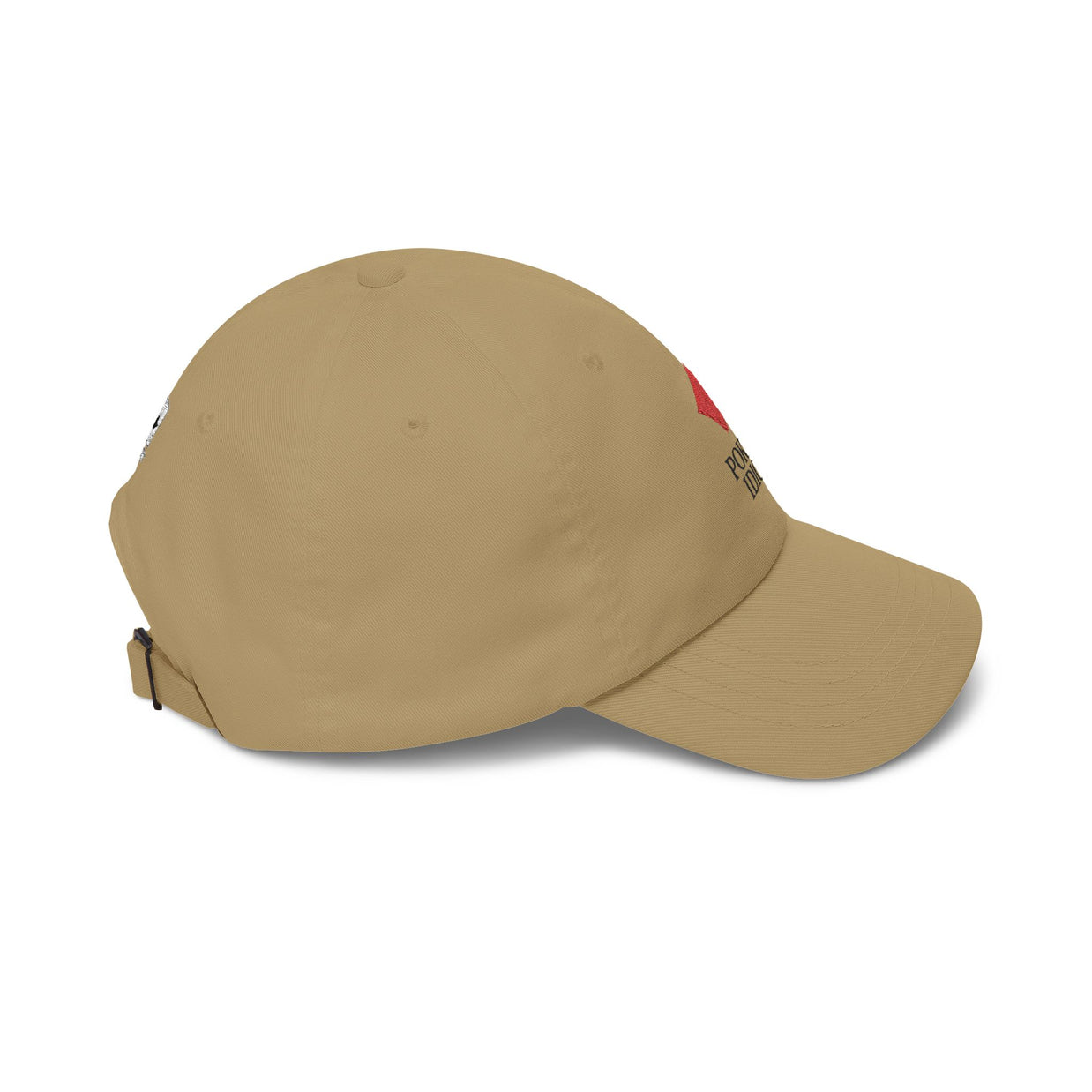 Poker Idiot Dad Cap – Diamond Logo / “ROCK” Side Embroidery – Tight Poker Player Hat