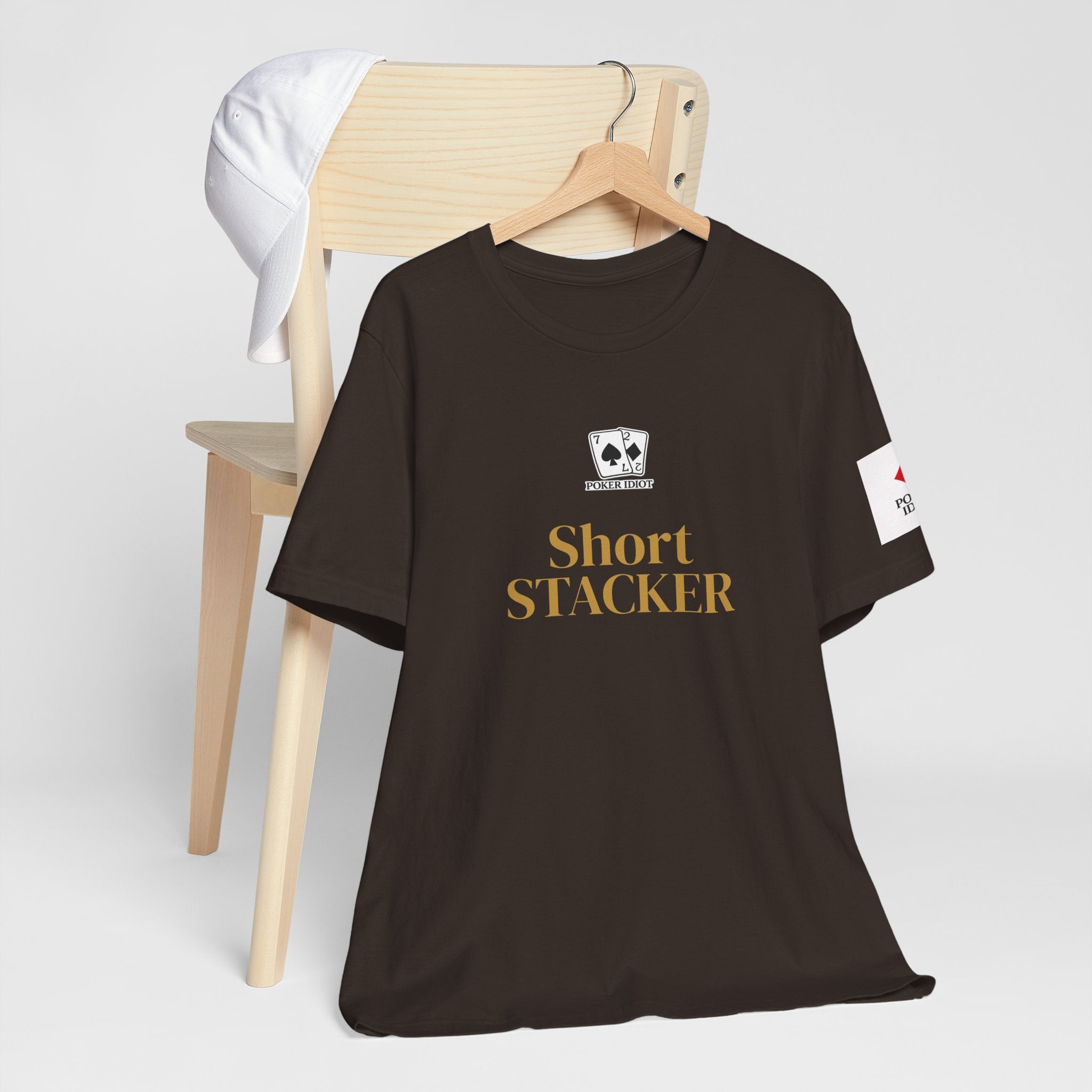 Poker Idiot “SHORT STACKER” Tee — Poker Player Archetype Series