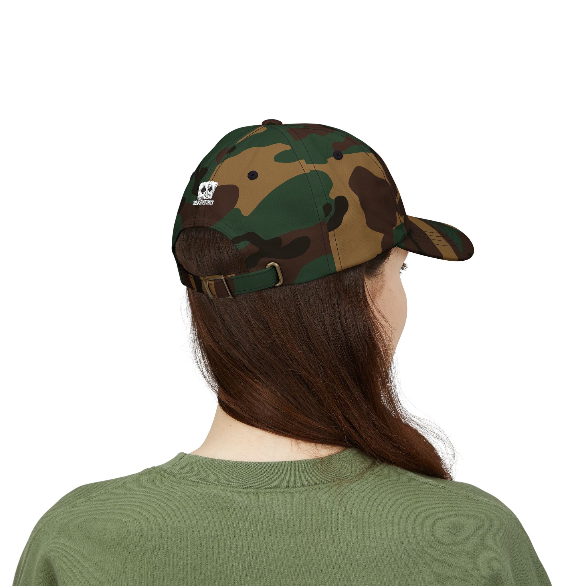 Poker Idiot Dad Cap – Diamond Logo / “OMC” Side Embroidery – Old Man Coffee Poker Hat