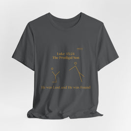 Luke 15:24 “Lost & Found” Tee/Bible Verse