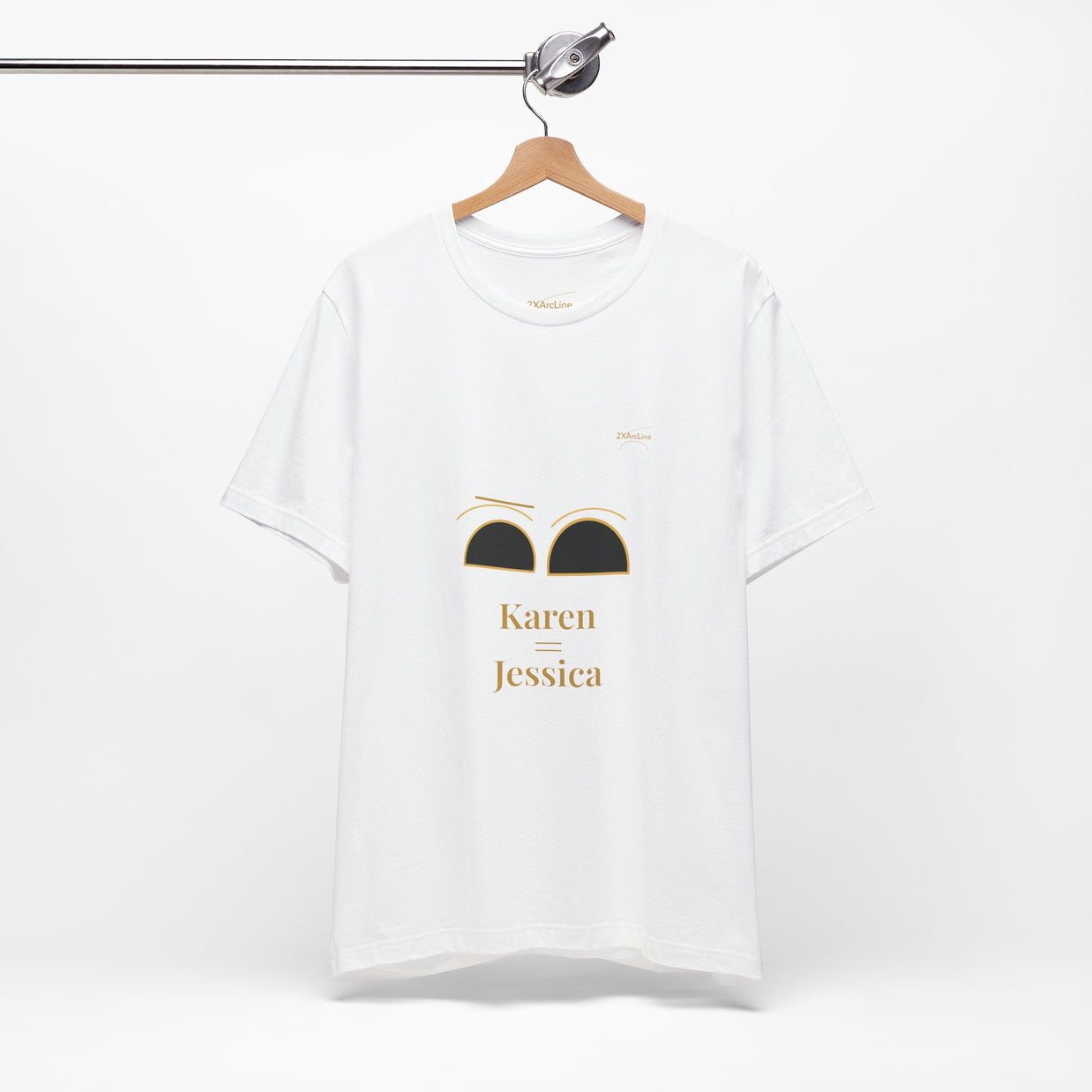 2XArcLine Minimalist(Karen =Jessica) Tee