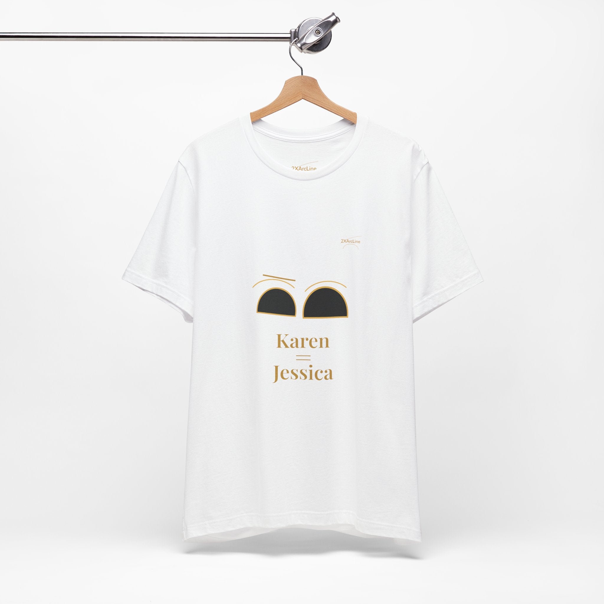2XArcLine Minimalist(Karen =Jessica) Tee