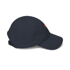 Poker Idiot Dad Cap – Diamond Logo / “WHALE” Side Embroidery – High Roller Poker Streetwear Hat