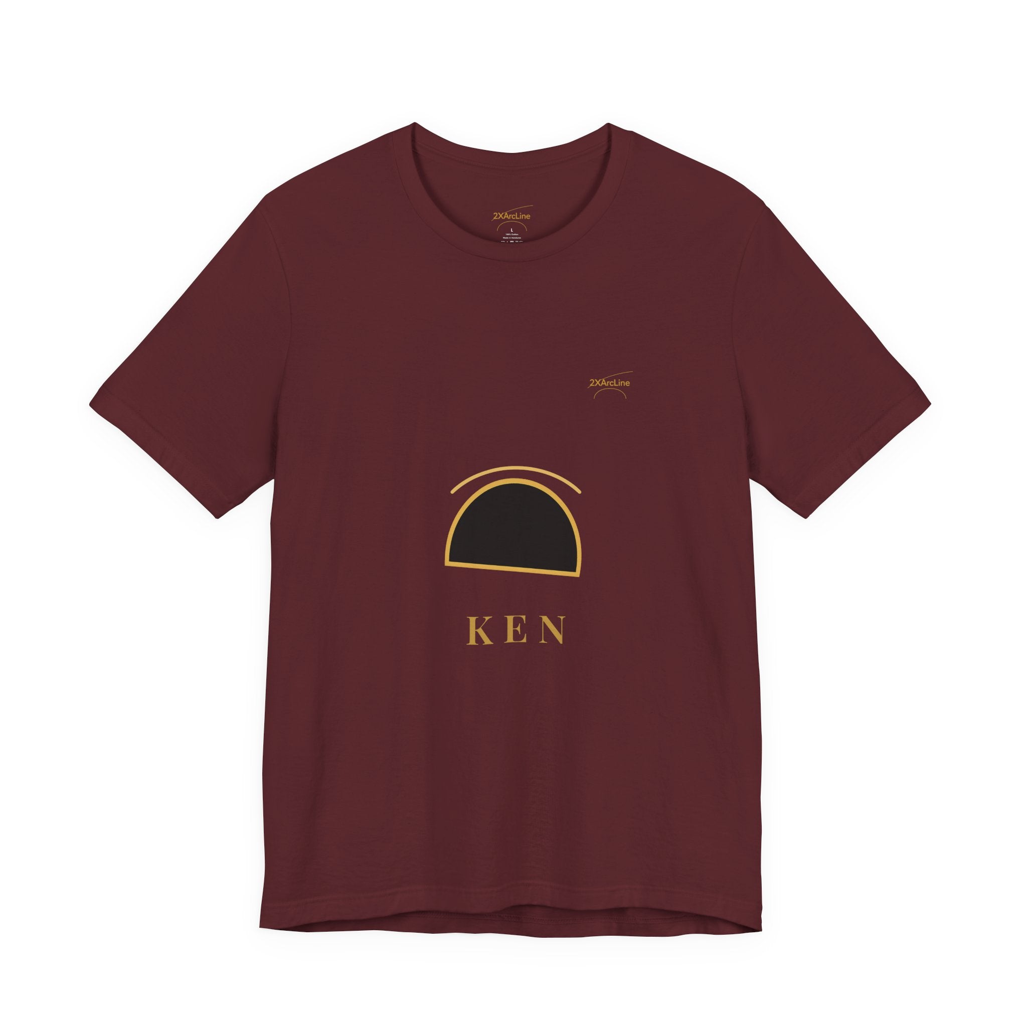 2XArcLine  Minimalist 'KEN' Graphic Tee