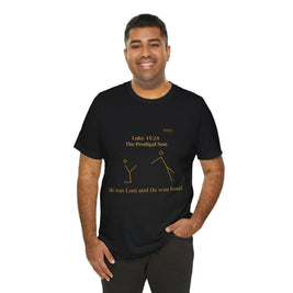 Luke 15:24 “Lost & Found” Tee/Bible Verse