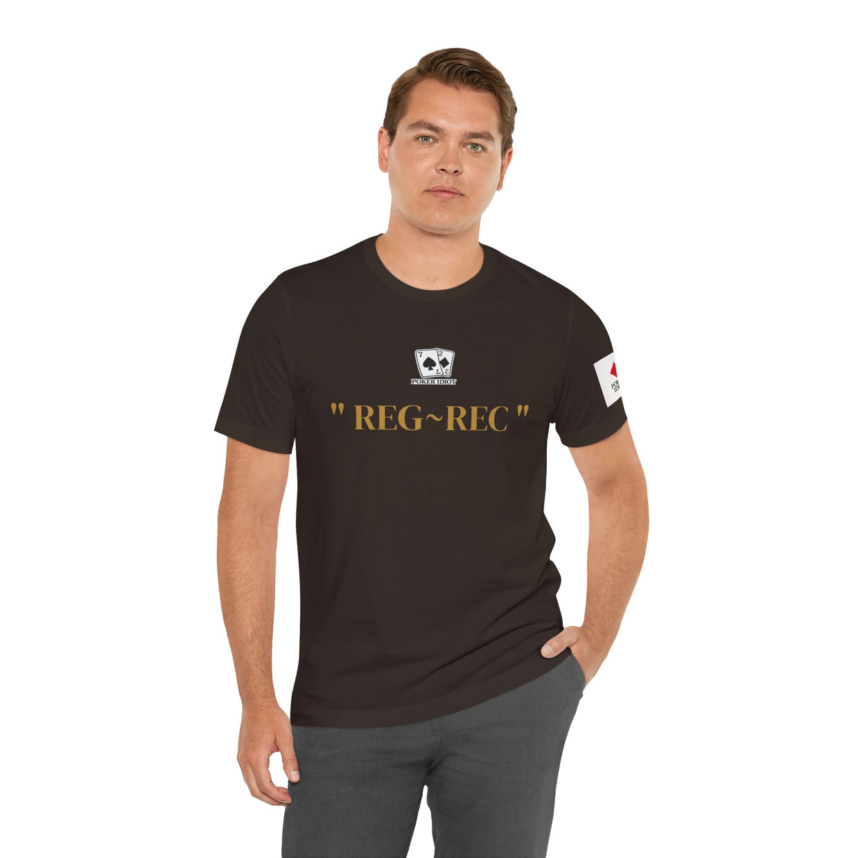 Poker Idiot “REG-REC” Tee — Poker Player Archetype Series