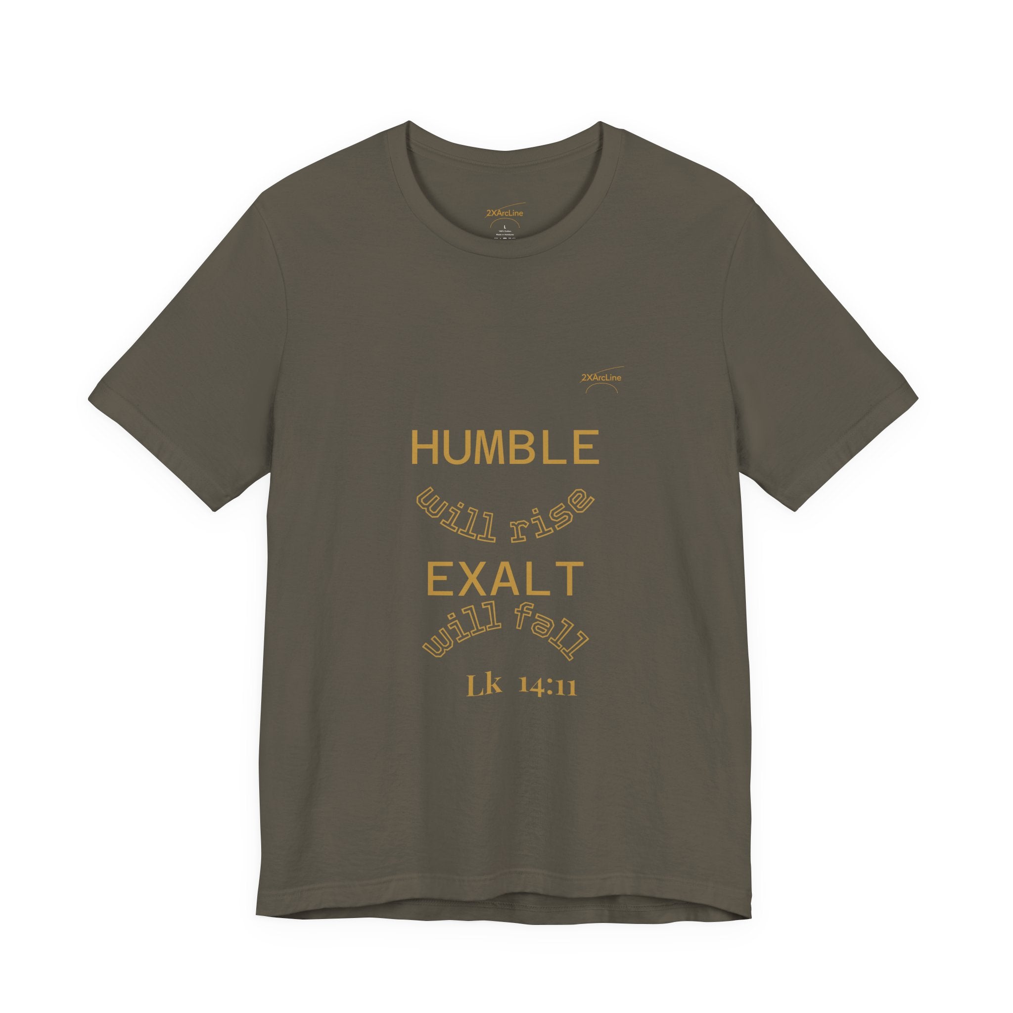 Luke 14:11 “Humble & Exalted” Tee/Bible verse