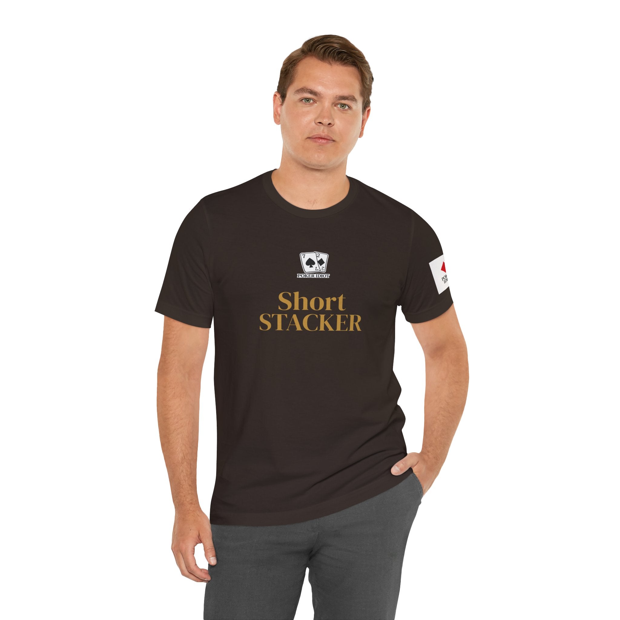 Poker Idiot “SHORT STACKER” Tee — Poker Player Archetype Series