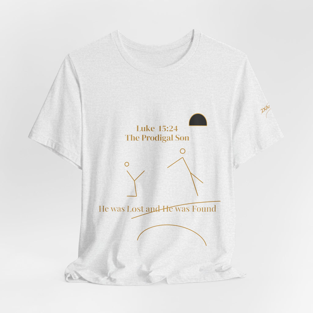 2XArcLine Luke 15:24 “Lost & Found” Tee/Bible Verse