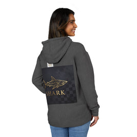 SHARK — Geometric Gold Poker Hoodie