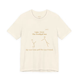 Luke 15:24 “Lost & Found” Tee/Bible Verse