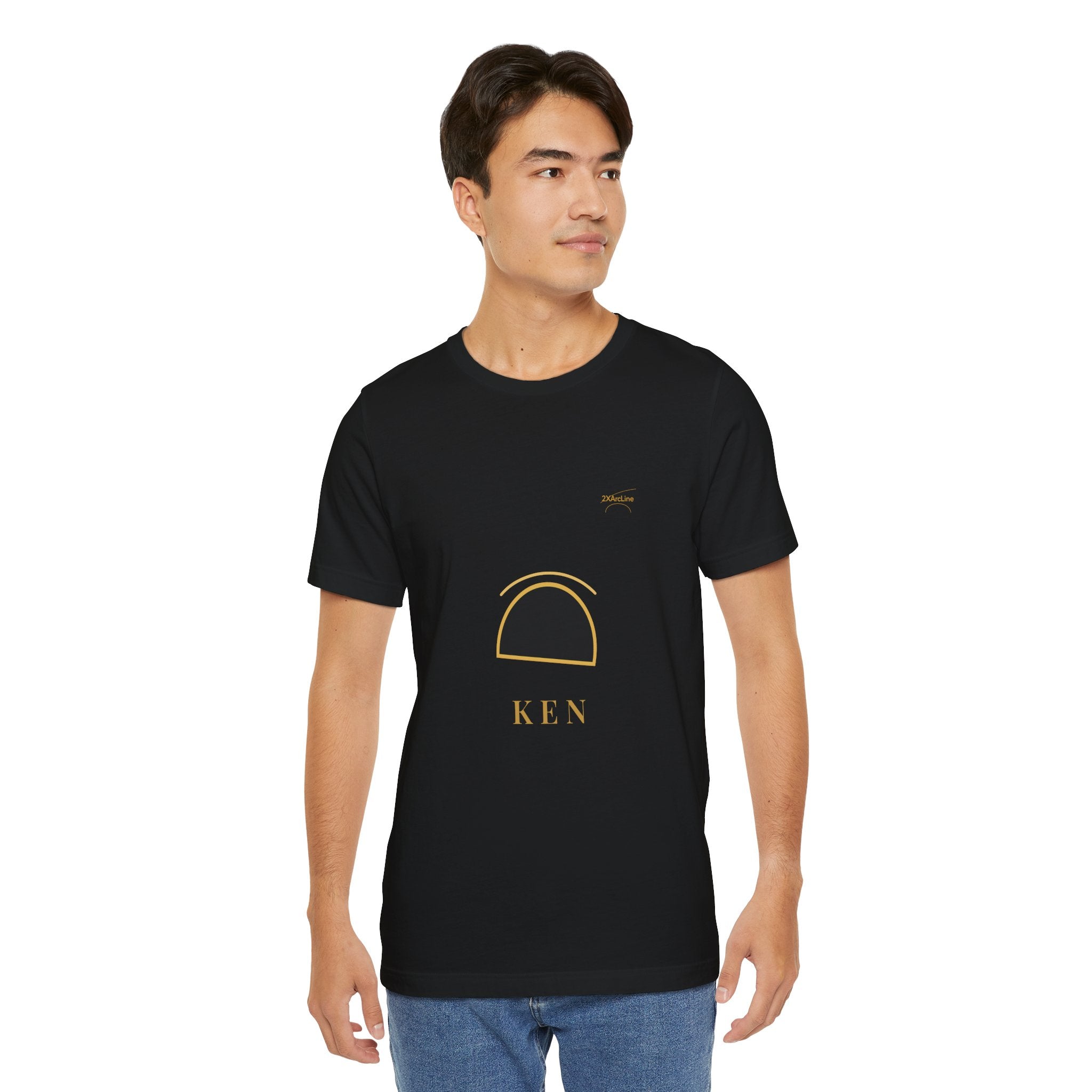 2XArcLine  Minimalist 'KEN' Graphic Tee