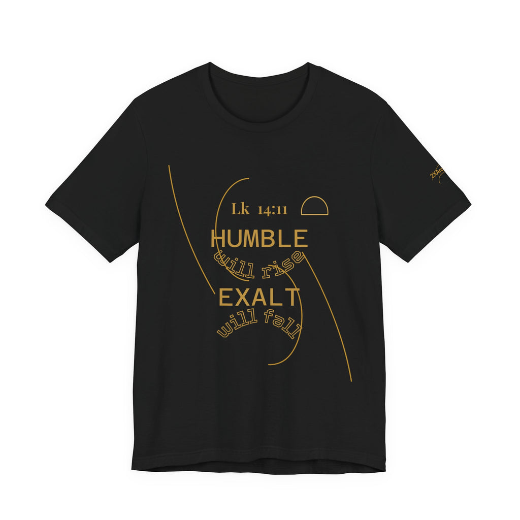 2XArcLine Luke 14:11 “Humble & Exalted” Tee/Bible verse