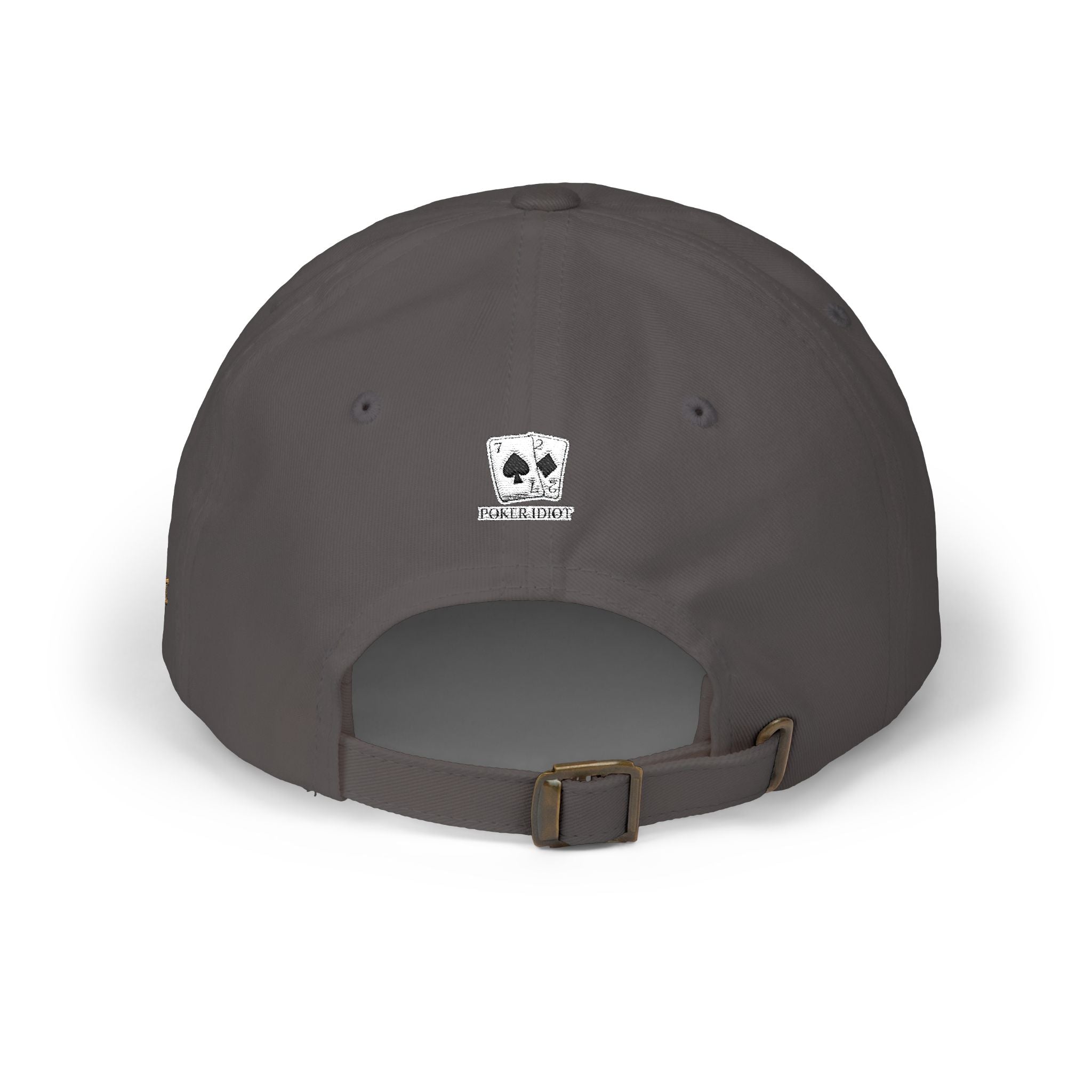 Poker Idiot Dad Cap – Diamond Logo / “REC-REC” Side Embroidery – Poker Insider Streetwear Hat