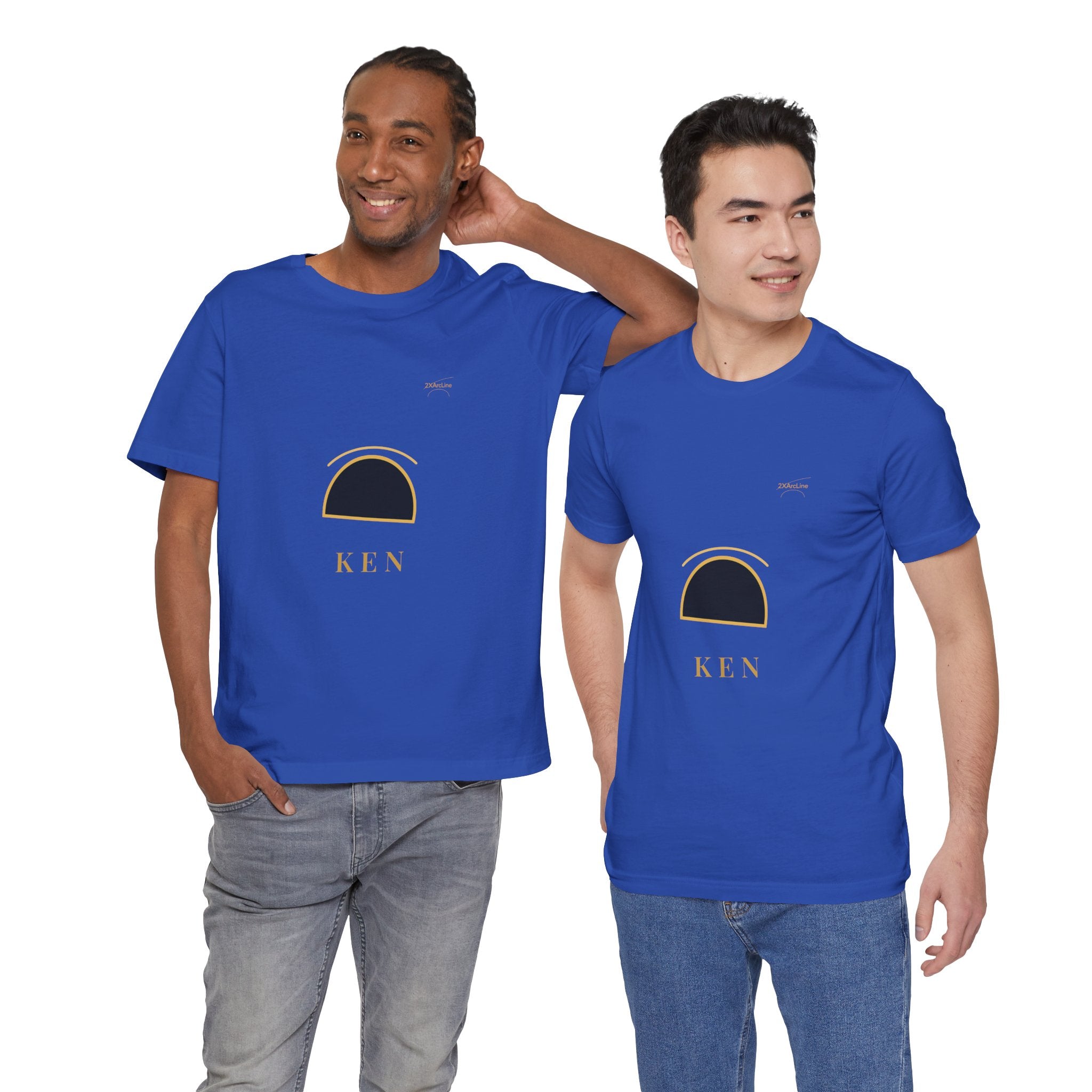 2XArcLine  Minimalist 'KEN' Graphic Tee
