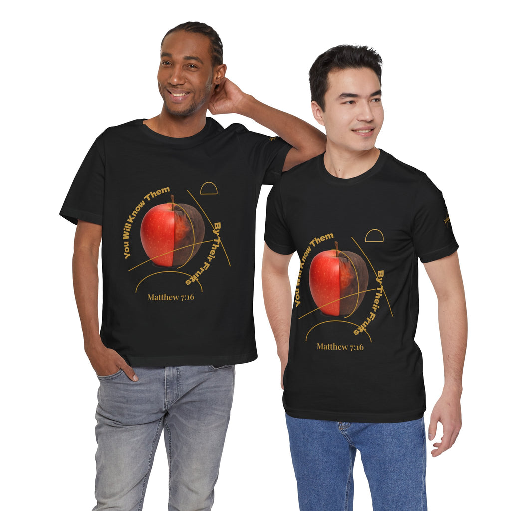2XArcLine Matthew 7:16 “By Their Fruits” Tee/Bible verse