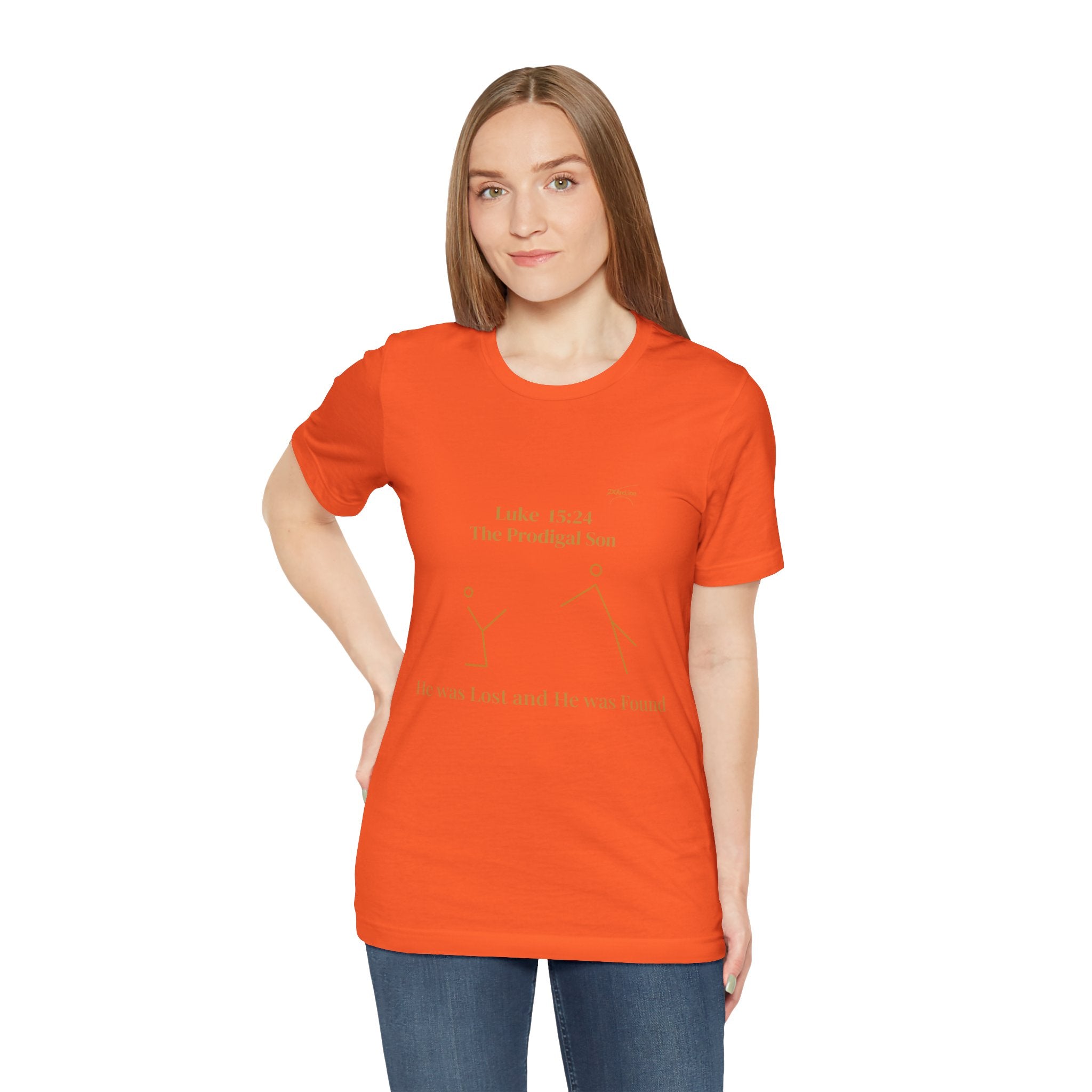 Luke 15:24 “Lost & Found” Tee/Bible Verse