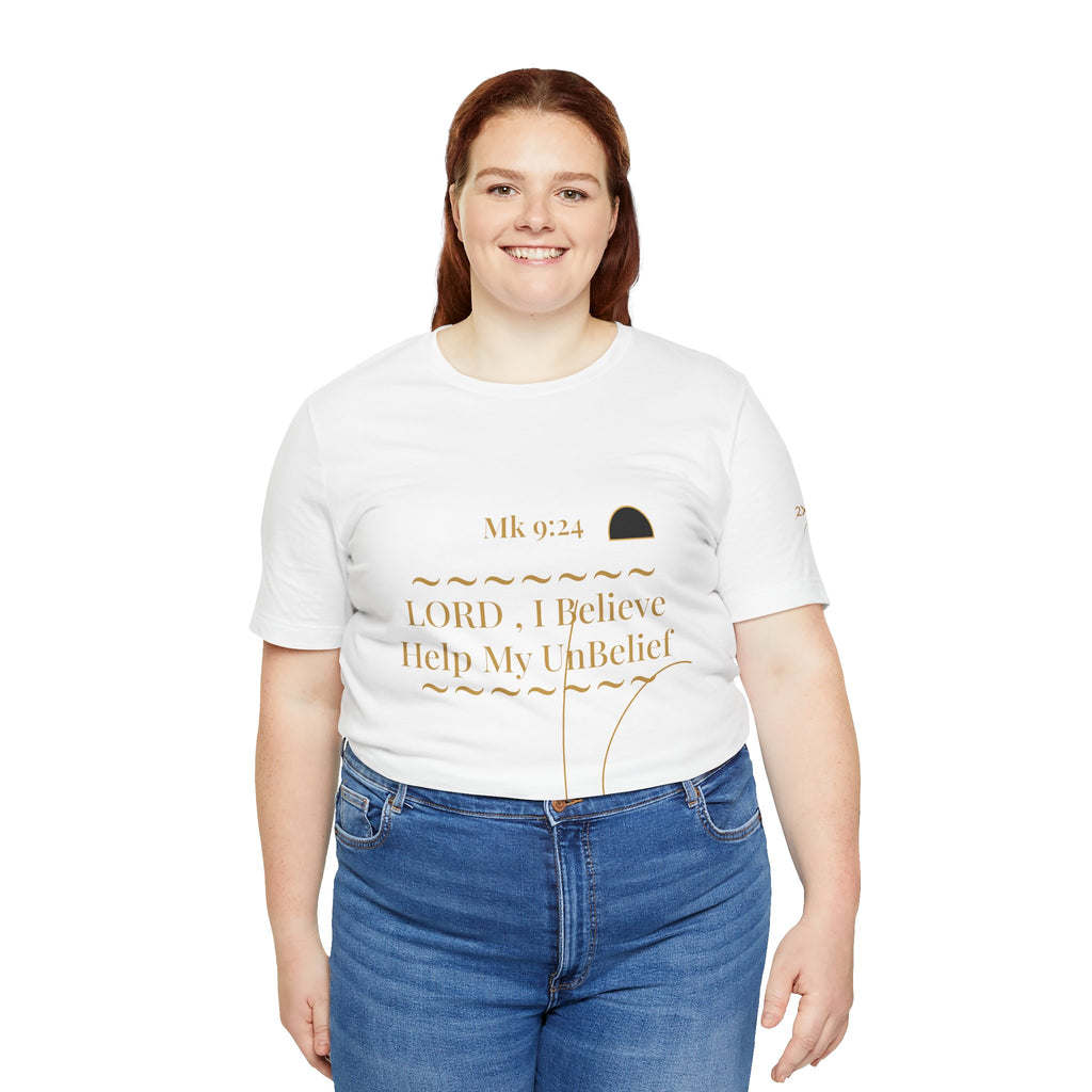 2XArcLine Mark 9:24 “Help My Unbelief” Tee/Bible verse