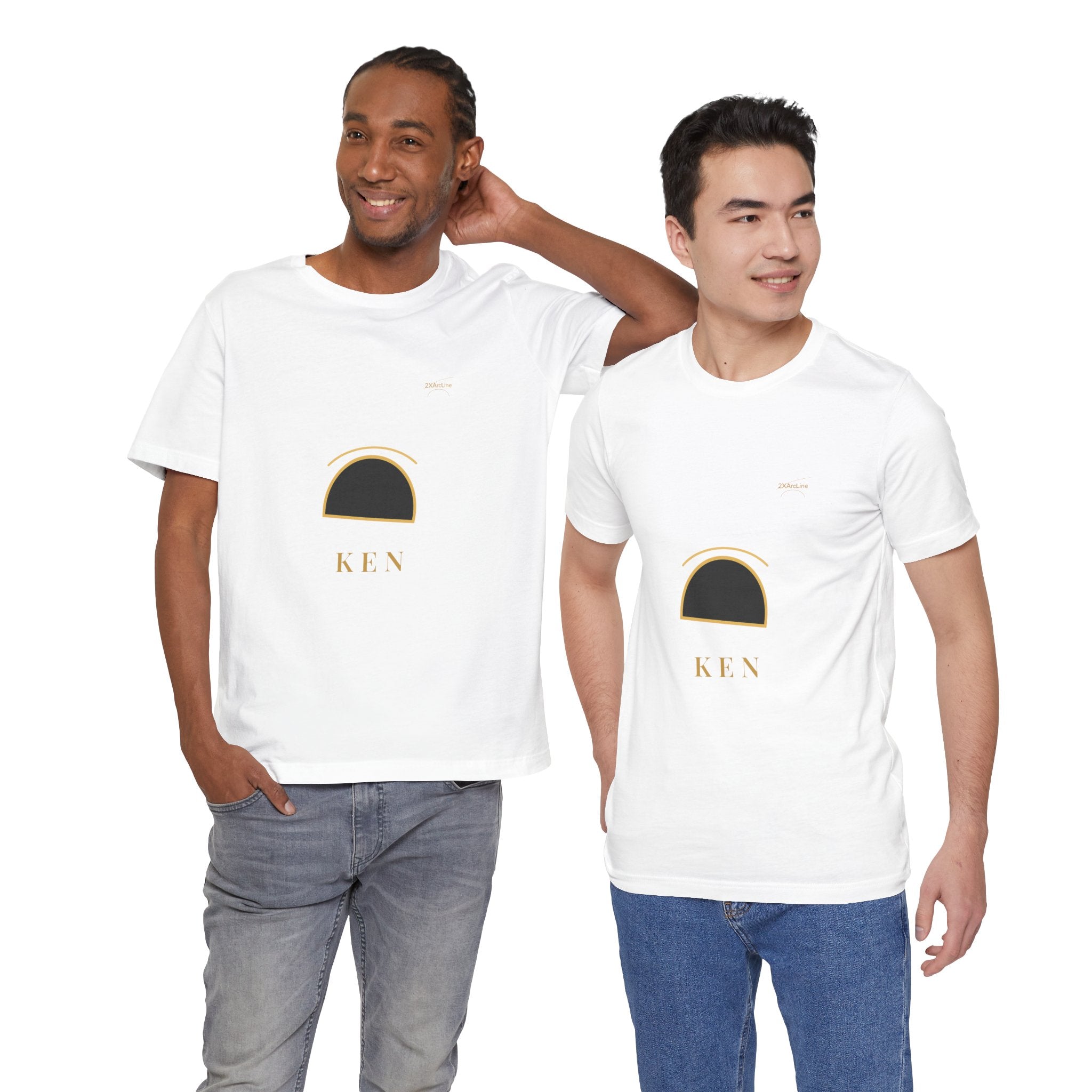 2XArcLine  Minimalist 'KEN' Graphic Tee