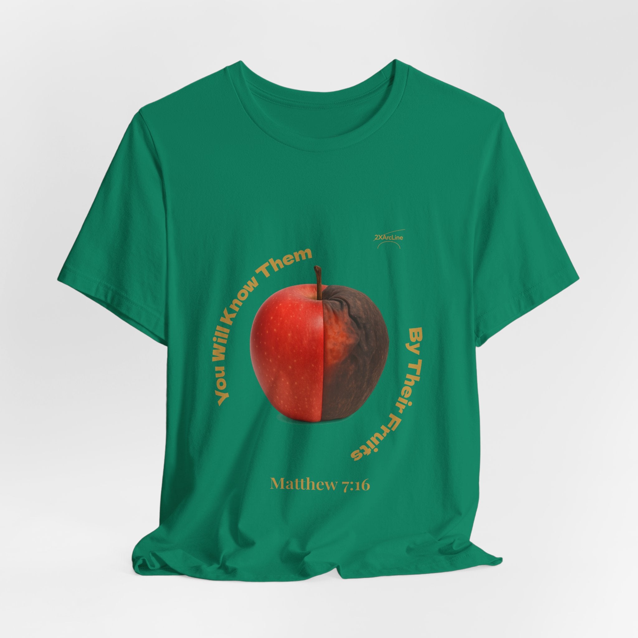 Matthew 7:16 “By Their Fruits” Tee/Bible verse